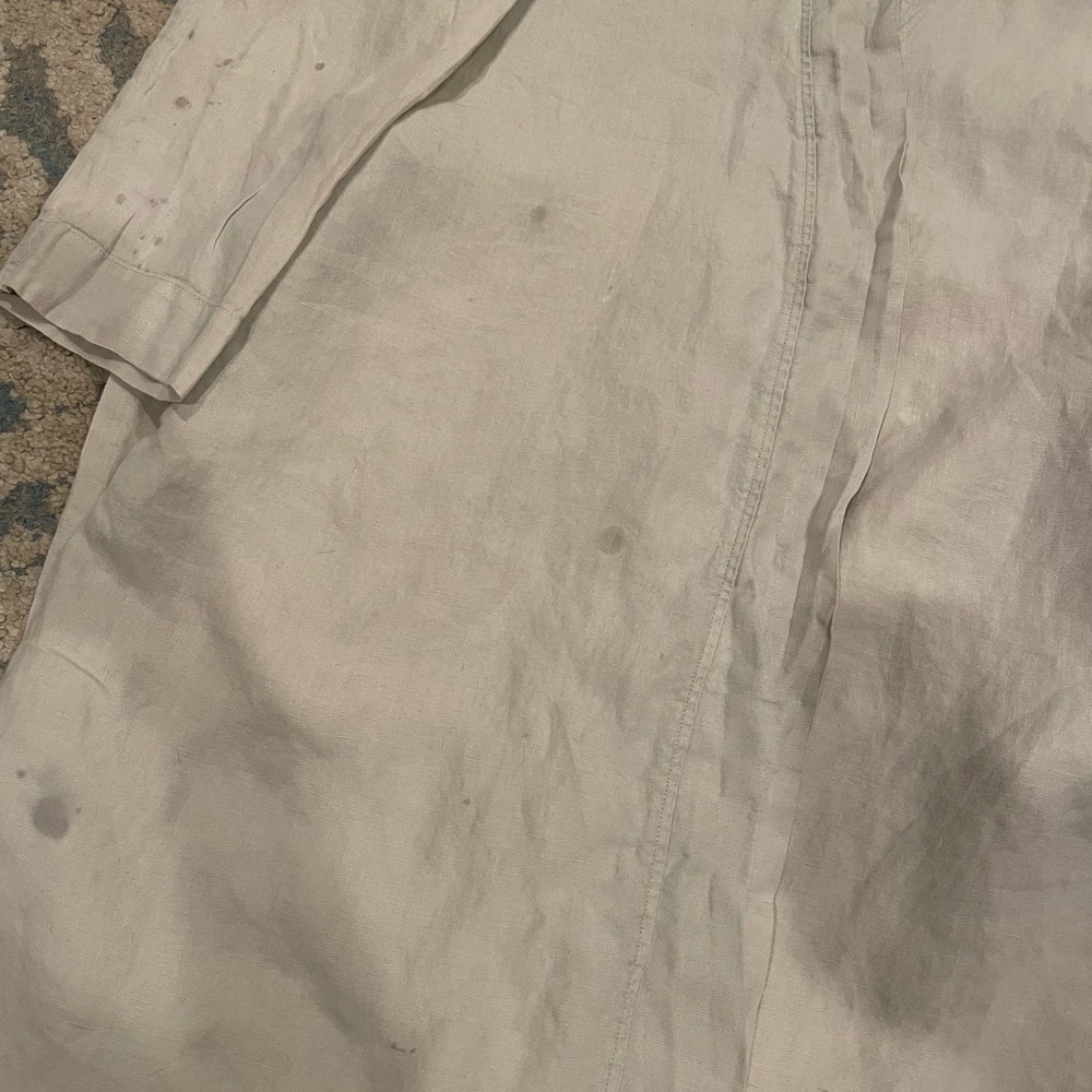 Parachute Cream Linen Robe - Picture 7 of 8